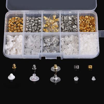 China TRENDY earrings set back earring stopper stud butterfly components brincos finfing jewelry making beads spacer parts accessories jewelry for sale