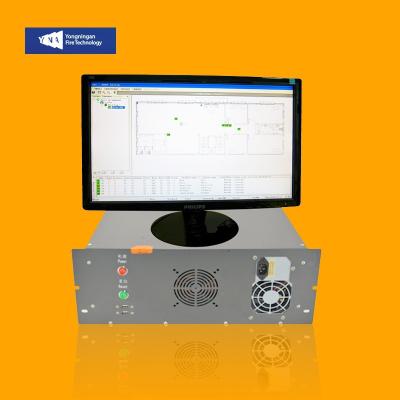China Graphic fire alarm tube software network computer remote photo annunciator panel YNA-CRT9000 for sale