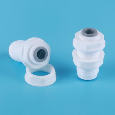 China Flexible Water Nipple Compression Water Hose Male Quick Connect Union Corner Plastic Connectors Quick Hose Fittings Equal for sale