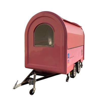 China High Quality Vegetable Processing Plant Stainless Steel Food Trailer Food Cart for sale