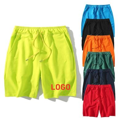 China Custom Logo Men Workout Anti-Wrinkle Custom Logo Men's High Quality Cotton Polyester Anti-wrinkle Print Sports Cooling Casual Gym Sweat Shorts Jogger Shorts for sale