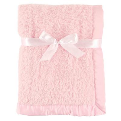 China Anti-pilling Custom Mink Royal Security Satin Trim Soft Micro Plush Baby Throw Blanket for sale