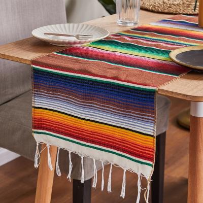 China Promotion Scratch Pattern Anti-pilling Customized Design Mexican Serape Blanket In Bulk for sale