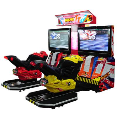 China Popular 2 Player Car Racing Electronic Game Machine TT Motor Racing Simulator Arcade Game Machine for Game Center for sale