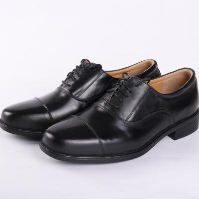 China Factory direct sales men's brand business dress breathable leather shoes pure cowhide rubber sole non slip leather shoes for sale