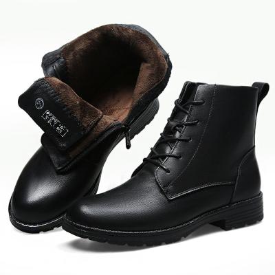 China Fashion trend factory direct sales fashion Martin Boots Full Leather Women's leather shoes hot and cold resistant shoes leather trim shoes for sale