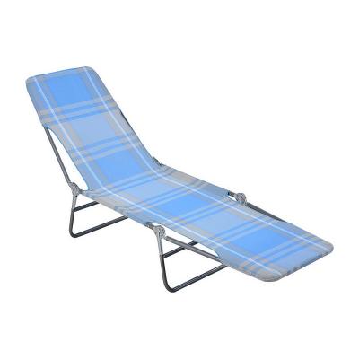 China Contemporary Outdoor Leisure Folding Chair Portable Adjustable Sun Bed Beach Lounge for sale