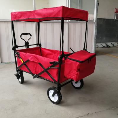 China New Design Professional Folding Trolley Trolley Cart Outdoor Camping Trolley Wholesale Professional Folding Car With Ceiling for sale