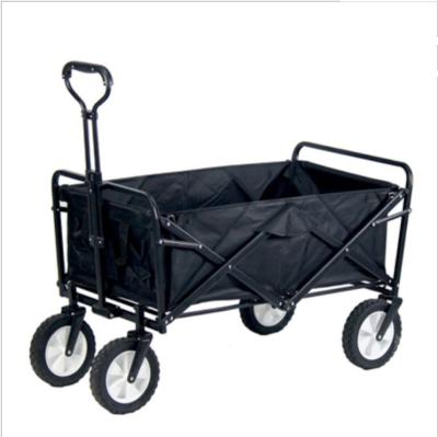 China Multifunctional Foldable Outdoor Portable Folding Cart Shopping Four Wheel Camping Cart for sale