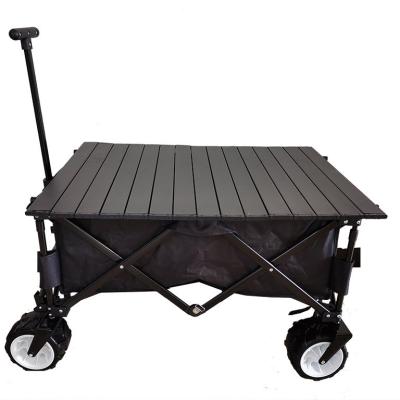 China Portable Folding Outdoor Garden Picnic Beach Camping Cart Trolley Easy-Carry Service Cart for sale