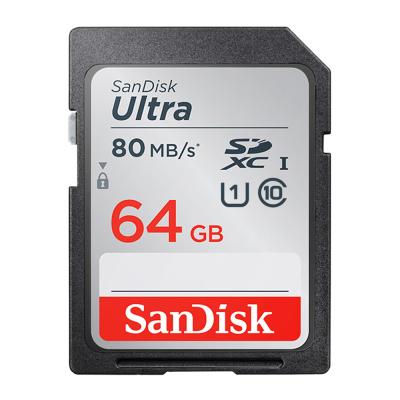 China SanDisk Ultra Class 10 UHS-I SD Plastic Free Memory Card 80MB 16GB 32GB 64GB 128GB Free Shipping SD Card For Camera HD SD Card for sale