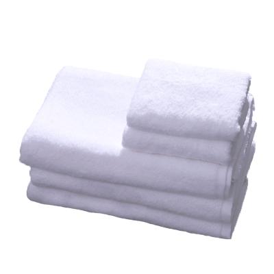 China Exceptional 100% Absorbency Cotton Plain Weave WhiteTowel Luxury Hotel Face Cloth Hand Towel for sale