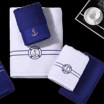 China Private Label Logo 100% Cotton Towels Customized by Exceptional Absorbency for Hotels and Salon Barbershop for sale