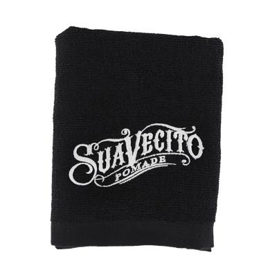 China Parrucchieri Exceptional Hair Bleach Salon Barber Towel Absorbency JR389 Towel Black Asciugamani Parrucchieri Ingrosso Spa Towels for sale