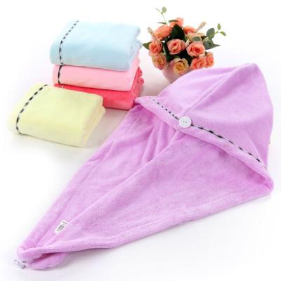 China Outstanding Cheap Wholesale Shower Spa Quick Dry Absorbency Microfiber Hair Towel Wrap for sale