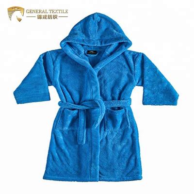 China Hot Selling Luxury Velvet Fabric Children's Breathable Bathrobe For Four Seasons for sale