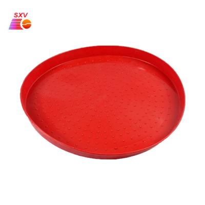 China Automatic Flat Baby Chick Feeder Flat Poultry Farms Poultry Equipment Plastic Chicken Feeding Tray for sale