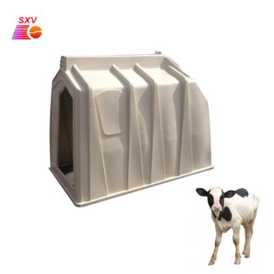 China Animal Husbandry Anti-UV Equipment Plastic Cow Calf Hutch for sale