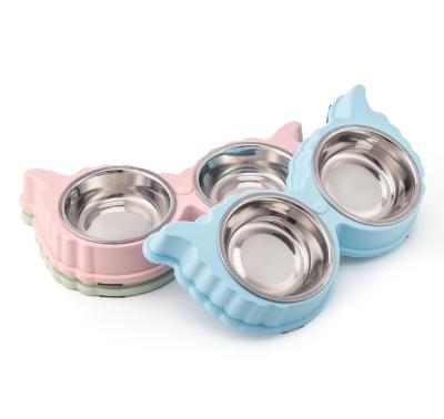 China New Viable Customization Pet Products Dog Bowl Pet Cartoon Cat And Dog Bowl Pet Feeder for sale