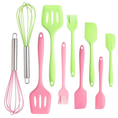 China Kitchenware Customization Cookware Non-Stick Silicone Viable Cookware Tool Kit Kitchenware 5 Pieces Silicone Cookware Set for sale