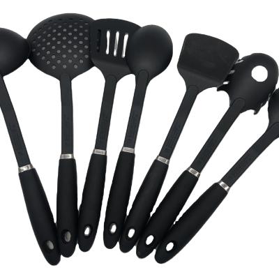 China Sustainable Customization Non-Stick Cookware Kit Kitchen Supplies Nylon Spatula 7 Pieces Set Bakeware Cooking Sets for sale