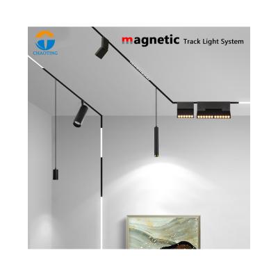 China Modern Indoor Smart High Performance LED Rail Light Magnetic Track Light System for sale