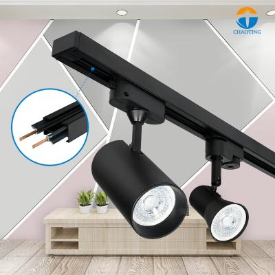 China New Cheapest Modern Good Price Ceiling Museum Modern Recessed Commercial Spots Lighting Large Connectors Linear Rail Led Track Lights for sale