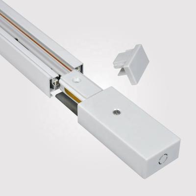 China Modern DC 220V 2M Housing Blind Black Light / Joins Commercial Aluminum Housing Track Lighting Rail For Fresh Meat for sale