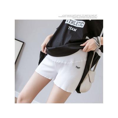 China High-Waist Four-Corner Safety Pants Comfortable Spring Pregnant Maternity Shorts New Loose Maternity Pants for sale