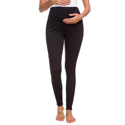 China Breathable Spring Maternity Pants Elastic Waist Maternity Clothing Pants Belly Sports Legging Maternity Clothes for sale