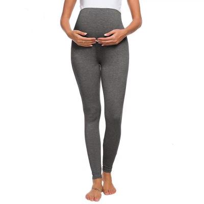 China Breathable Solid Pregnant Pencil Pants Spring Maternity Legging Pants Comfortable Ladies Cotton Pants for sale