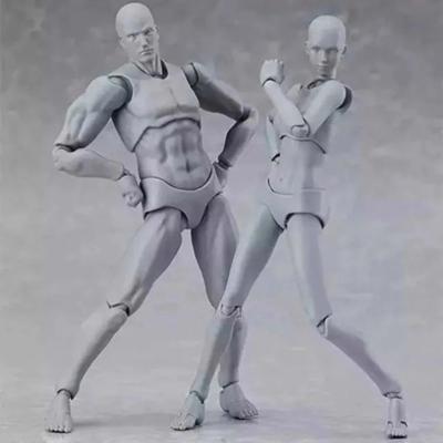 China Common MODEL TOY 13cm Action Number Toys Artist Movable Male Female Figure PVC Body Figures Model Mannequin Art Sketch Toys for sale