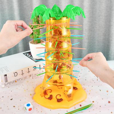 China Parent-Child Multiplayer Table Climbing Toy Family Party Table Game Toy For Preschool Monkey Eductional Tree Game Toys Early Learning Educational Toys for sale