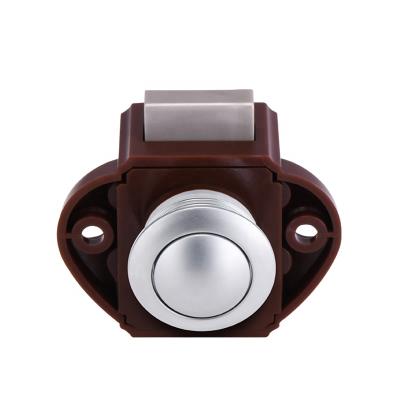 China Mini Caravan Rim Caravan Push Button Lock Push Button Lock Cupboard RV Caravan Furniture Drawer Keyless Lock Drawer or Furniture for sale