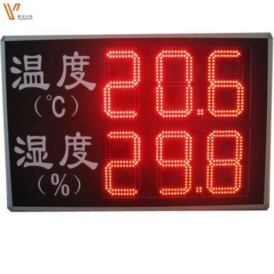 China Outdoor gas station red/green digital signage RF controller/WIFI gas price number led display board for sale