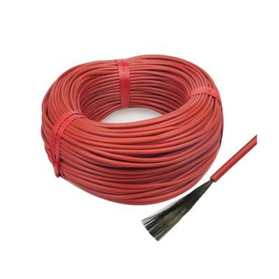 China Quickly Warm Room Floor System Carbon Fiber 12K Ohm Electic Heating Cable For Electric Radiant Floor Heating System for sale