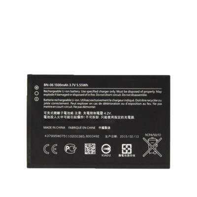 China Mobile Phone Factory BN-06/BV-5J Cell Phone 1500mAh 3.7v Li-ion Battery For Microsoft Lumia 430/435 Battery for sale