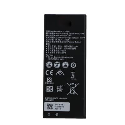 China 2200mAh Mobile Phone Cell Phone Battery For Huawei Honor 4A Y6 Y5 II HB4342A1RBC Replacement Battery for sale