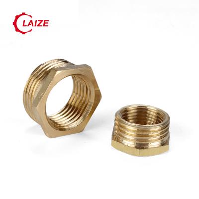 China Brass Male And Female Thread Reducing Bushing Threaded Reducing Fitting for sale