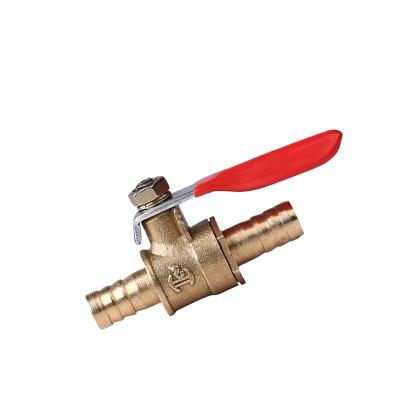 China General Water Brass Straight Ball Valve for sale