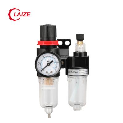 China Building Material Stores CAF Series General Dual Unit Pneumatic Air Filter Regulator And Air Source Treatment for sale