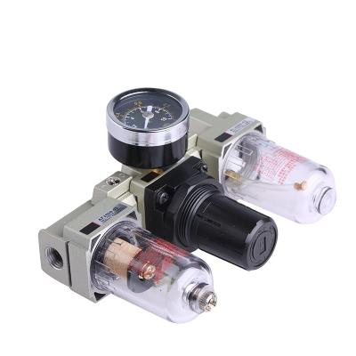 China Building Material Stores AC Series SMC Type Three Unit Pneumatic Air Filter Regulator And Air Source Treatment for sale