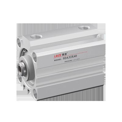 China Building Material Stores SDA Series Aluminum Alloy Air Pneumatic Thin Standard Cylinder for sale