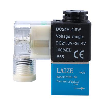 China 2V025-08 General 2/2 Way Pneumatic Solenoid Valve for sale