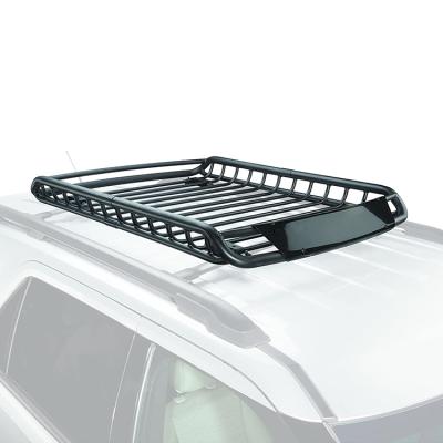 China 4x4 Car Roof Rack JH-Mech Aluminum Car Luggage Rack 150LB Capacity Roof Basket Car Accessories Cargo Carrier Top Rack for sale