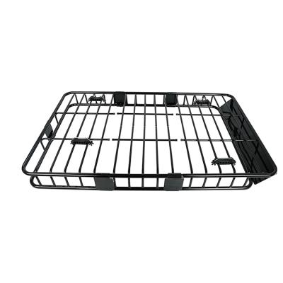 China JH-Mech 4x4 Car Roof Basket with Top Extension Car Luggage Rack Carrier Fit for SUV Truck Cars Roof Rack Cargo Basket for sale