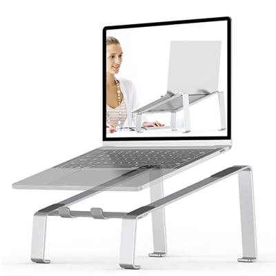 China (Size) 17 Inch JH-Mech Adjustable 2 in 1 Lying Bottom Laptop Stand Organizer Laptop Stand Universal For Macbook Pro Notebook for sale