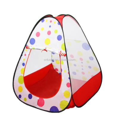 China Small Kid Pop Up Toy Game Teepee Kids Indoor Outdoor Tent Inflatable House Foldable Material for sale