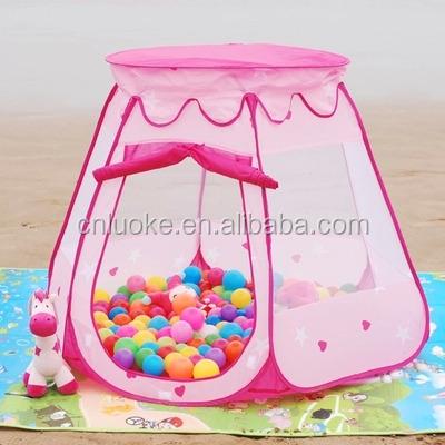 China Toy Prince Princess Easy Folding Inflatable Pop Up Indoor Play Tent House Kids Toy Tent for sale