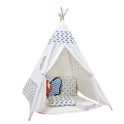 China Toy Safety Standards Cotton Canvas Baby Teepee Tent Indoor Kids Play Unique Teepee Tents Kids Teepee Tent for sale